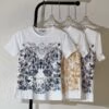 Christian Dior Monsieur Butterfly White T-Shirt