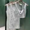 PRADA Sequined Tank Top