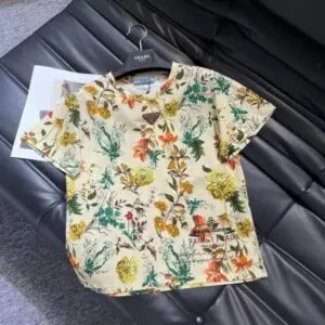 PRADA Logo Printed Regular Fit Top