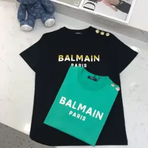 BALMAIN Eco-Designed Organic Cotton T-Shirt
