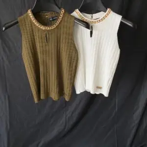 Balmain-Style Knitted Top