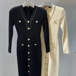 BALMAIN Monsoon Pocket Detail Knit Dress