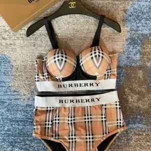 BURBERRY Check Bikini Set