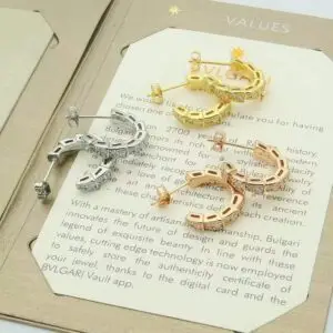 BVLGARI horseshoe stud earrings