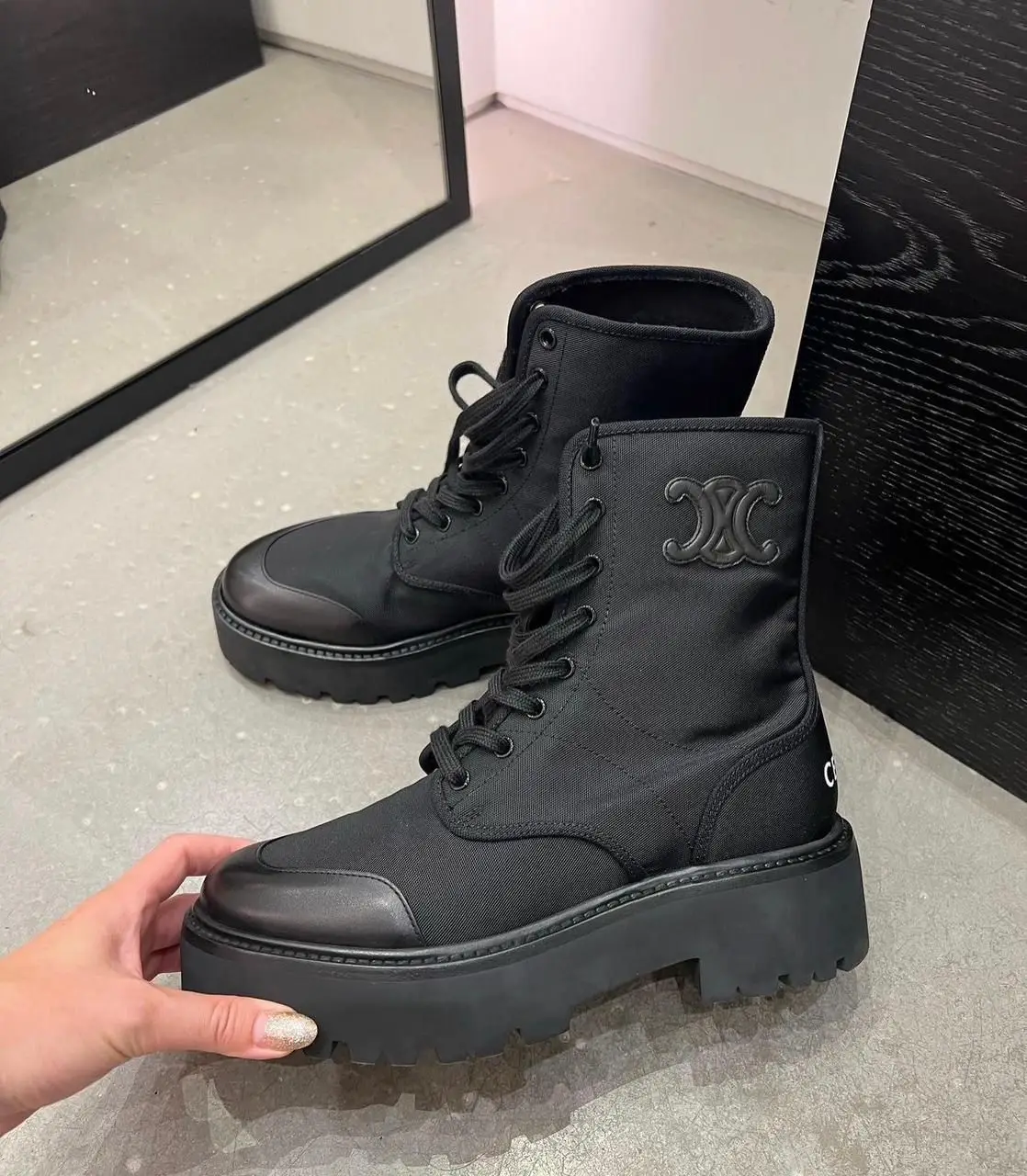 CELINE Bulky Lace Up Boot CELINE Bulky Lace Up Boot