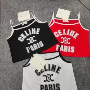 Celine-Style Slim Fit Tank Top
