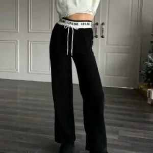 CELINE Loose Fit Wide Leg Pant