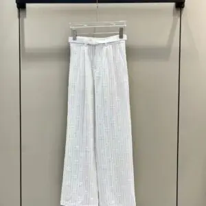 CELINE Loose Fit Cotton Pants