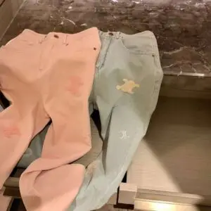 CELINE Peach Jeans Pant for Women