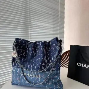 CHANEL Denim & Sequin Colorblock Handbag