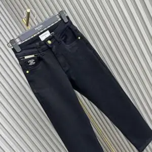CHANEL Washed Straight Fit Jeans