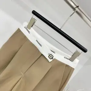 CHANEL Wide Leg Trousers