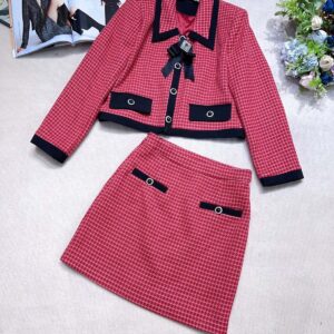 CHANEL Tweed Jacket & Skirt Set