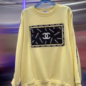 CHANEL Black Embroidered Logo Hoodie
