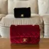 CHANEL Velvet Classic Flap Bag