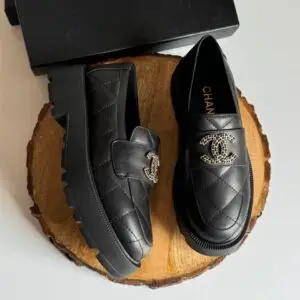 CHANEL Monogram Loafers