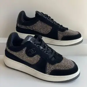 CHANEL Quilted Leather Sneakers