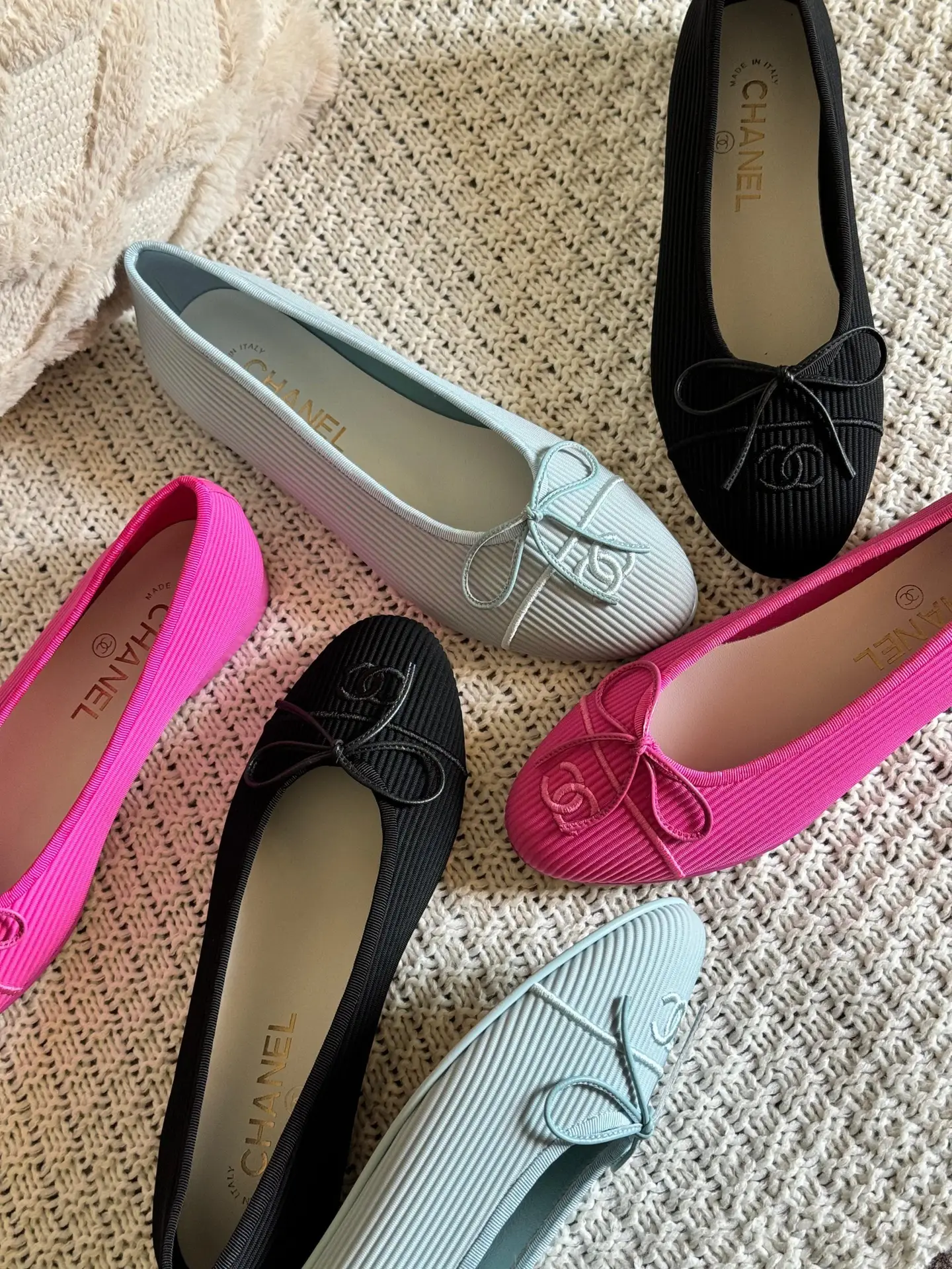 CHANEL Lambskin Quilted Ballet Flat CHANEL Lambskin Quilted Ballet Flat