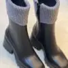 CHLOE Betty Canvas Cuff Rain Boots