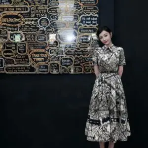 DIOR Printed Maxi Dress