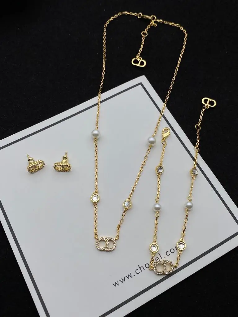 DIOR Tribales Plated Chain Necklace DIOR Tribales Plated Chain Necklace