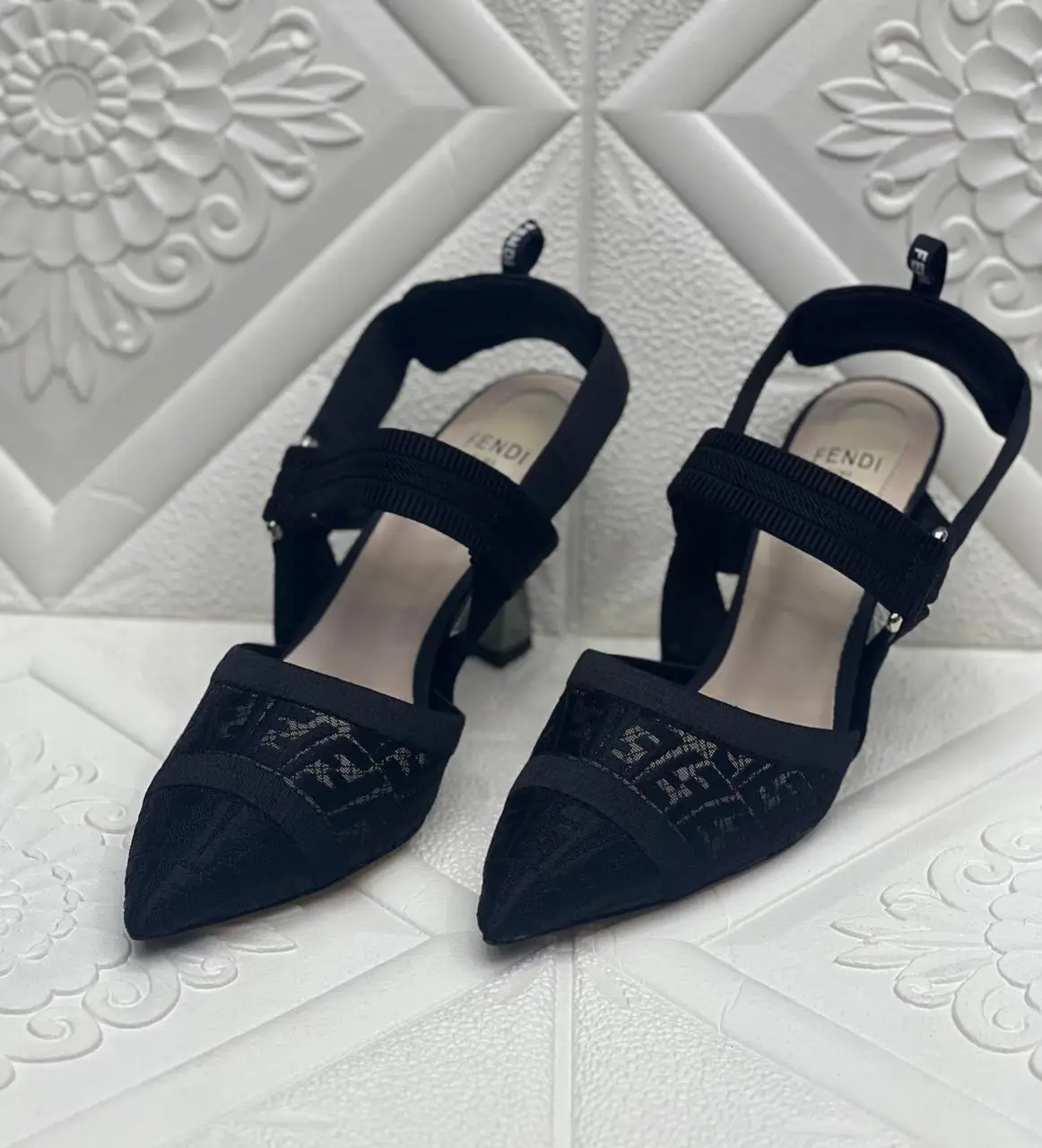 FENDI Lace Colibri Heels FENDI Lace Colibri Heels
