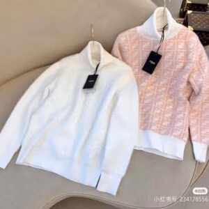 FENDI Zip Sweater Top
