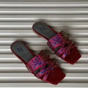 GINA Rhinestone Slippers