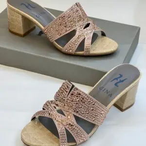 GINA Crystal-Embellished Heels