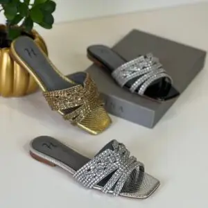 GINA Square Crystal Sandal