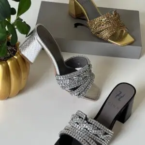 GINA Embroidered Heels