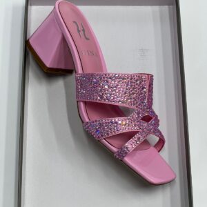 GINA Embellished Block Heel Sandals