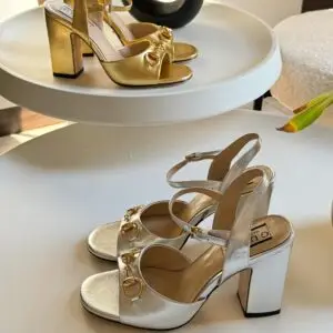 GUCCI Marmont Block Heel Sandal