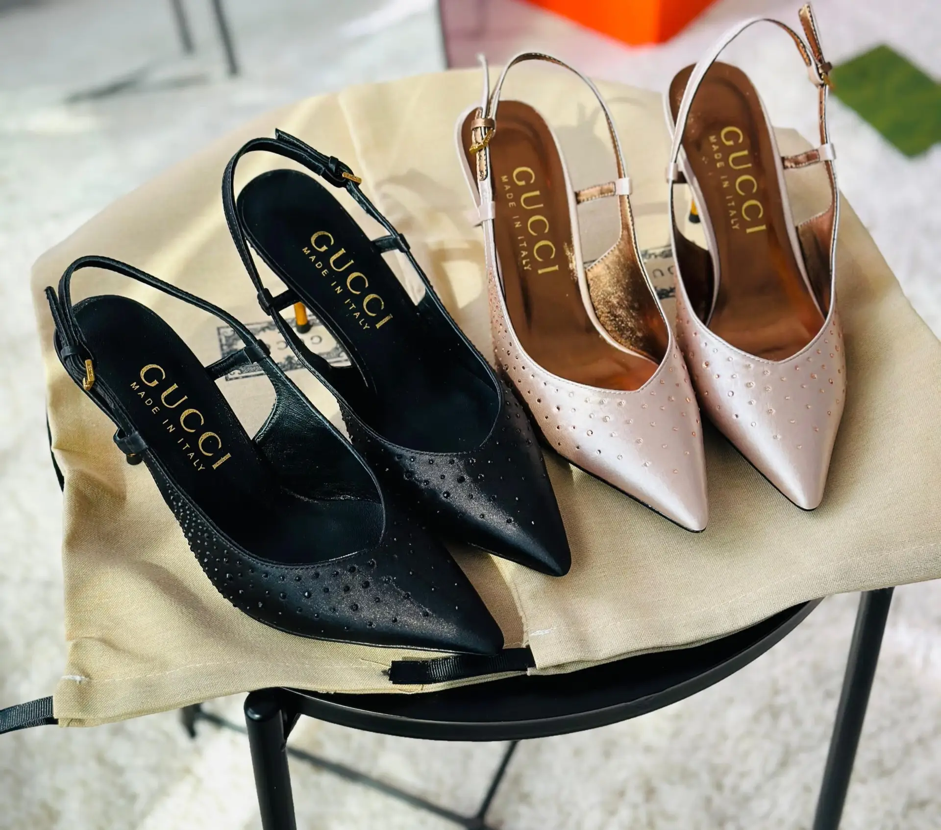 GUCCI Leather Heels GUCCI Leather Heels