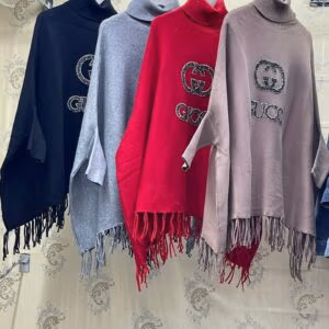 GUCCI GG Wool Poncho