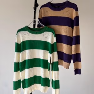GUCCI Bewakoof Rolling Hills Striped Oversized Sweater