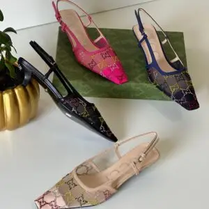 GUCCI Crystal Slingback Heel