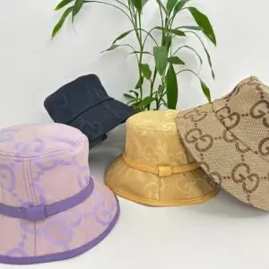 GUCCI Jumbo GG Monogram Bucket Hat