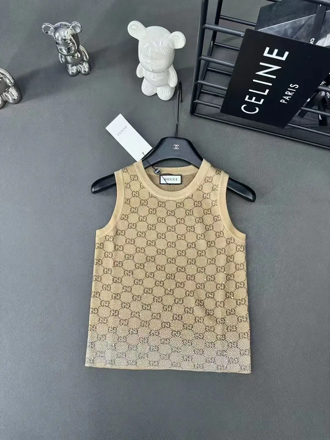 GUCCI Gardient Crystal Knit Set GUCCI Gardient Crystal Knit Set