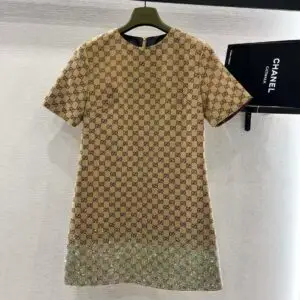 GUCCI GG Supreme Canvas Mini Dress