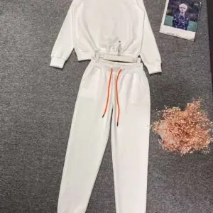 HERMES Crewneck Tracksuit Set