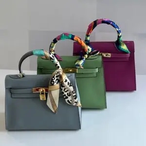 HERMES Scarf Handbag