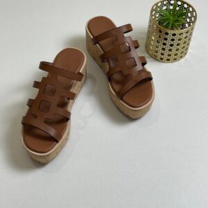 HERMES Legend Wedge Sandals