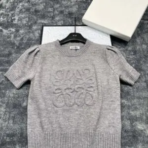 LOEWE Premium Knit Short Sleeve Pullover