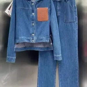 LOEWE Denim Jacket Set