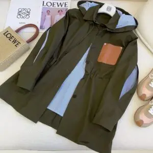 LOEWE Hooded Trench Coat Sweatshirt