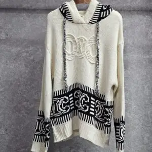 LOEWELOEWE Embroidered Hooded Sweater