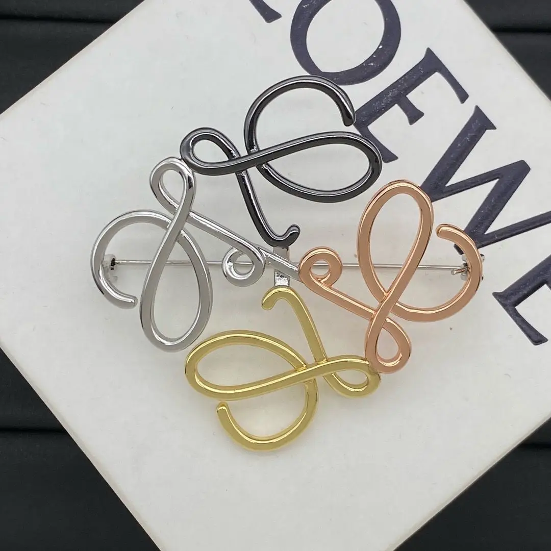 L OE WE Brooch Set L OE WE Brooch Set