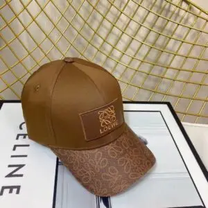 LOEWE Anagram Brown Baseball Cap