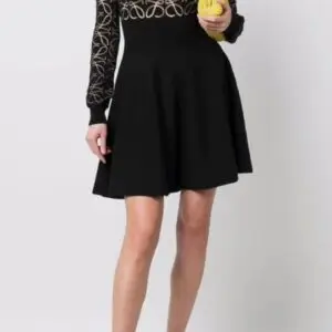 LOEWE Anagram Devore Knit Dress